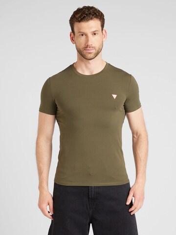 T-Shirt 'Aidy' GUESS en vert : devant