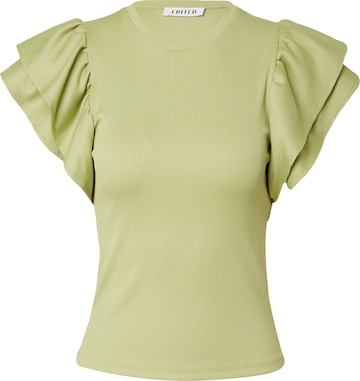 EDITED Μπλουζάκι 'Katrina' σε πράσινο: μπροστά
