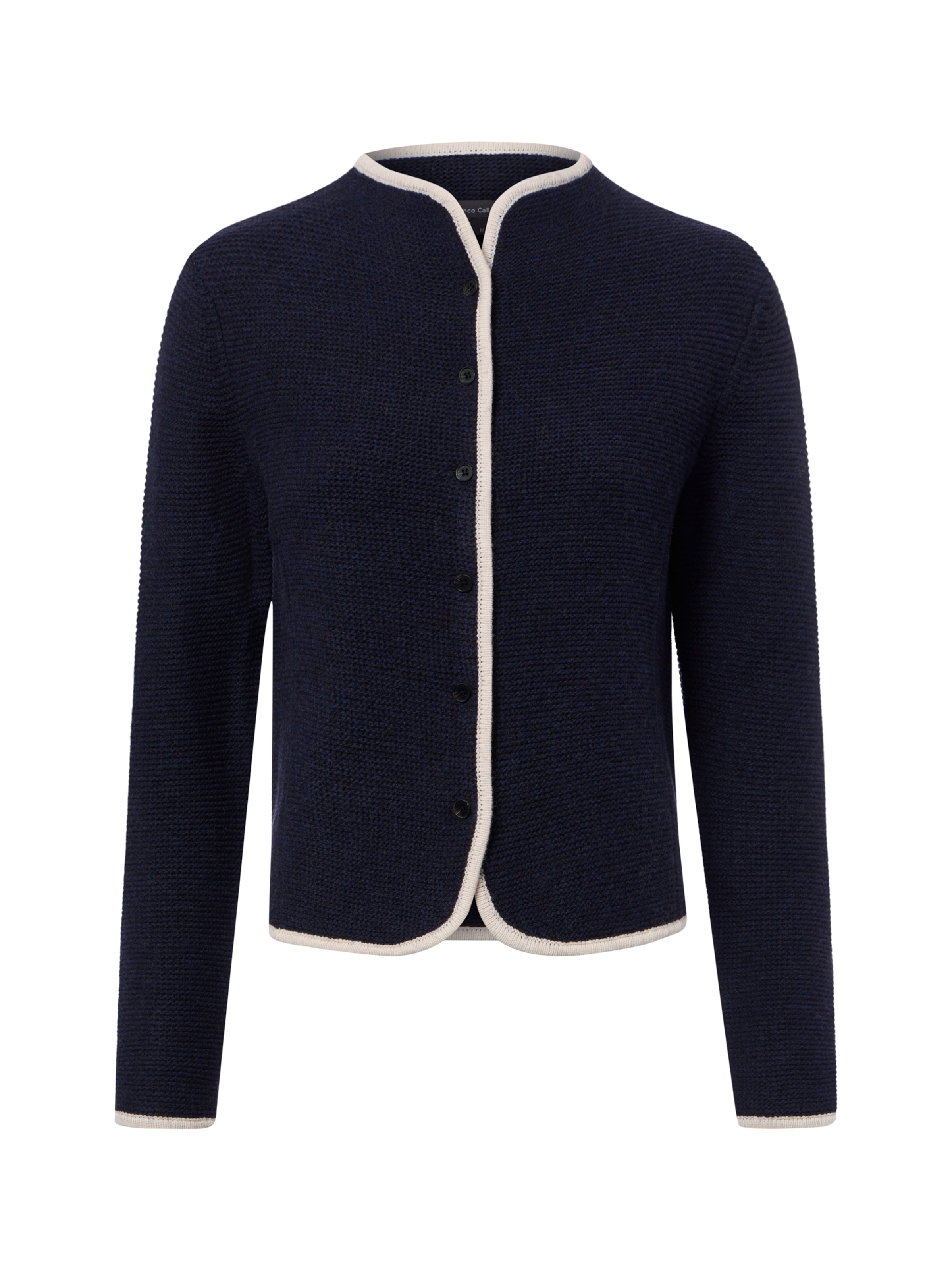 Cardigan Franco Callegari en bleu : devant