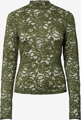 YAS Blouse 'YASLacey' in Green: front