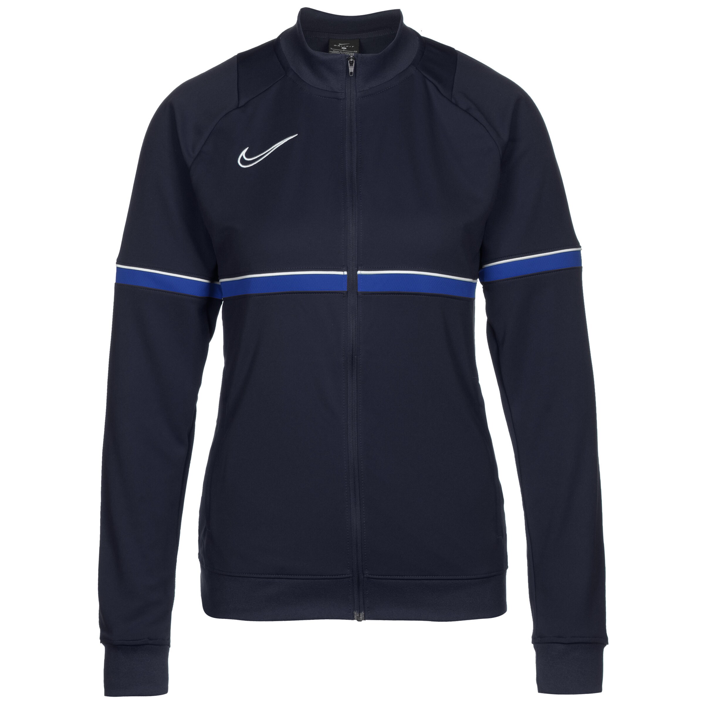 NIKE Trainingsjacke in Blau: Vorderseite