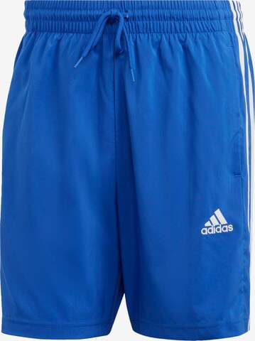 ADIDAS SPORTSWEAR Regular Workout Pants 'Essentials Chelsea' in Blue: front