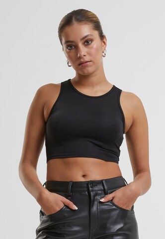 Urban Classics Топ в Черный: спереди