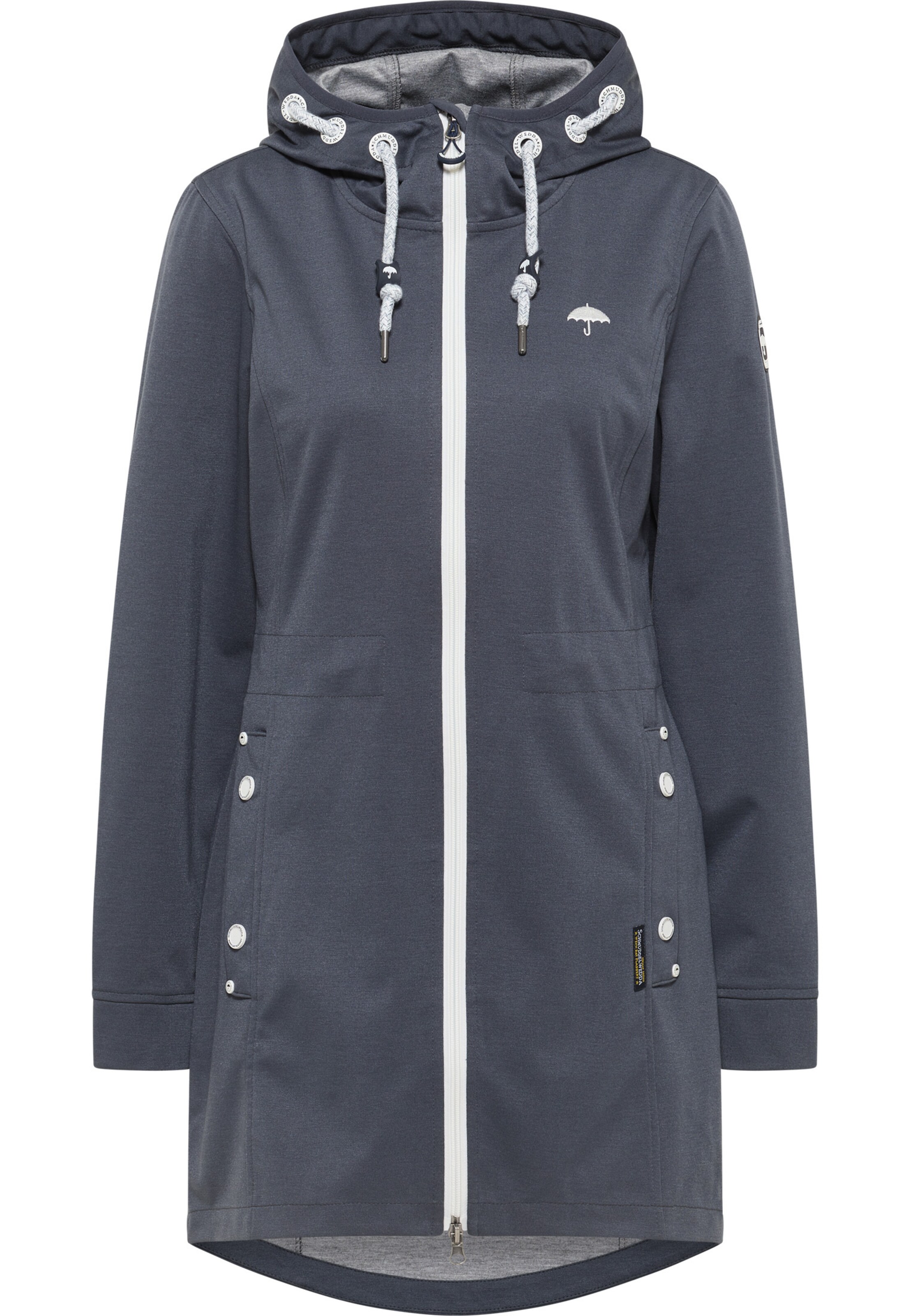 Schmuddelwedda Funktionsjakke i blå: forside