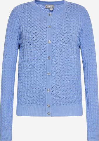 Cardigan Usha en bleu : devant