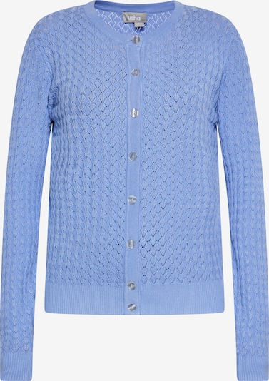 Usha Cardigan en bleu, Vue avec produit