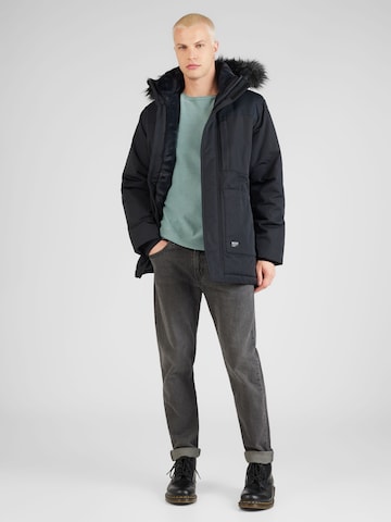 HOLLISTER Winterjacke in Schwarz