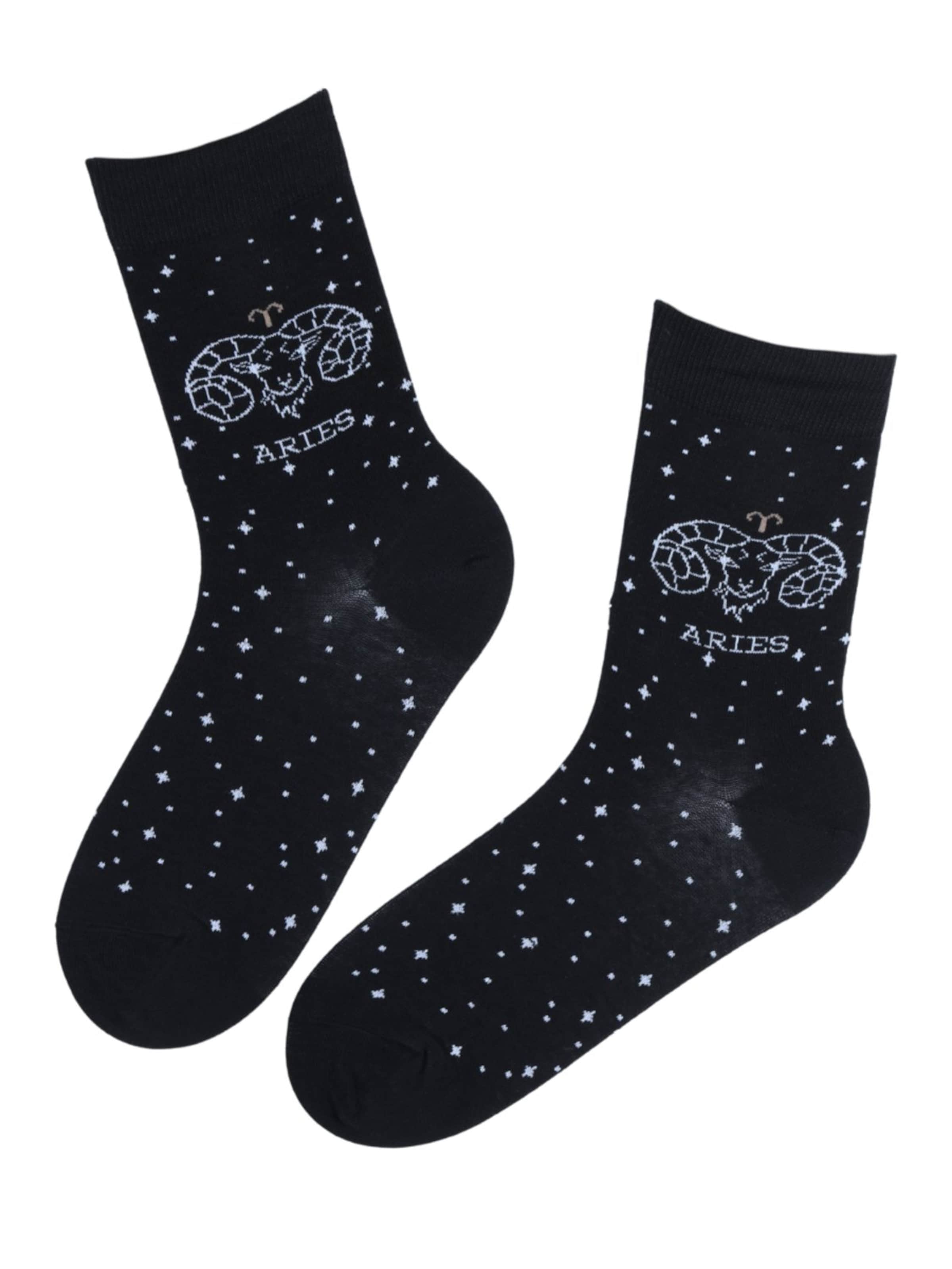 Chaussettes 'ARIES' Sokisahtel en noir : devant