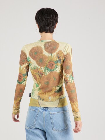 TOPSHOP Shirt 'National Gallery Van Gog' in Gelb