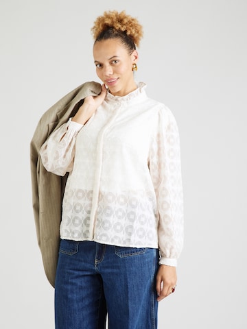 ONLY Carmakoma Blouse 'CARCHLOEY' in Grey: front