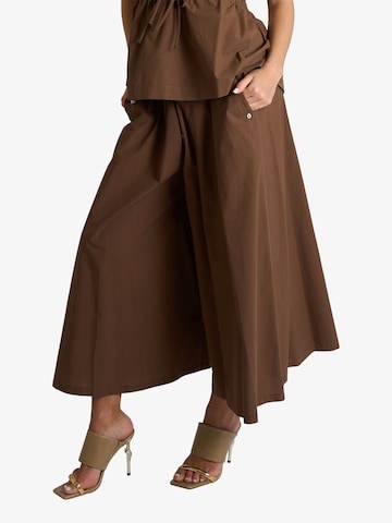Ottod’Ame Baggy Hosen in Braun: Vorderseite