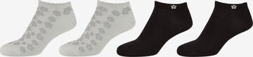 camano Ankle Socks in Grey: front