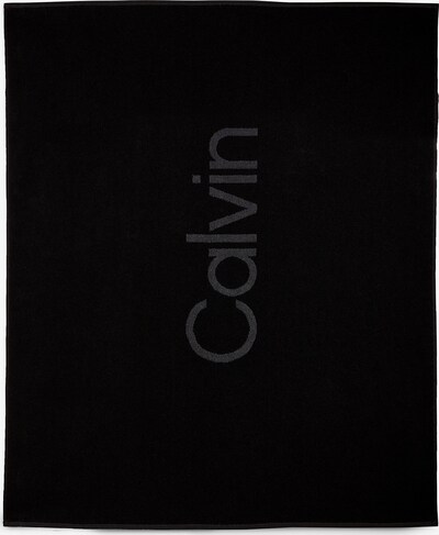 Calvin Klein Swimwear Strandtuch in schwarz / schwarzmeliert, Produktansicht