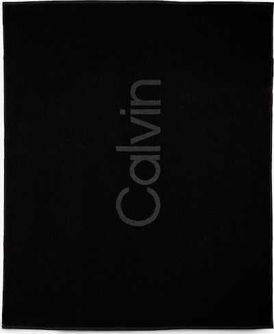 Calvin Klein Swimwear Strandtuch in schwarz / schwarzmeliert, Produktansicht