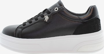 U.S. POLO ASSN. Platform trainers 'ASUKA010W/5YS1' in Black: front