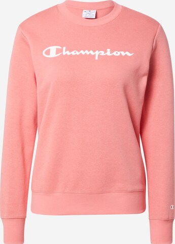 Champion Authentic Athletic Apparel - Sudadera en rosa: frente