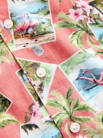 Next Regular Fit Hemd in Pink