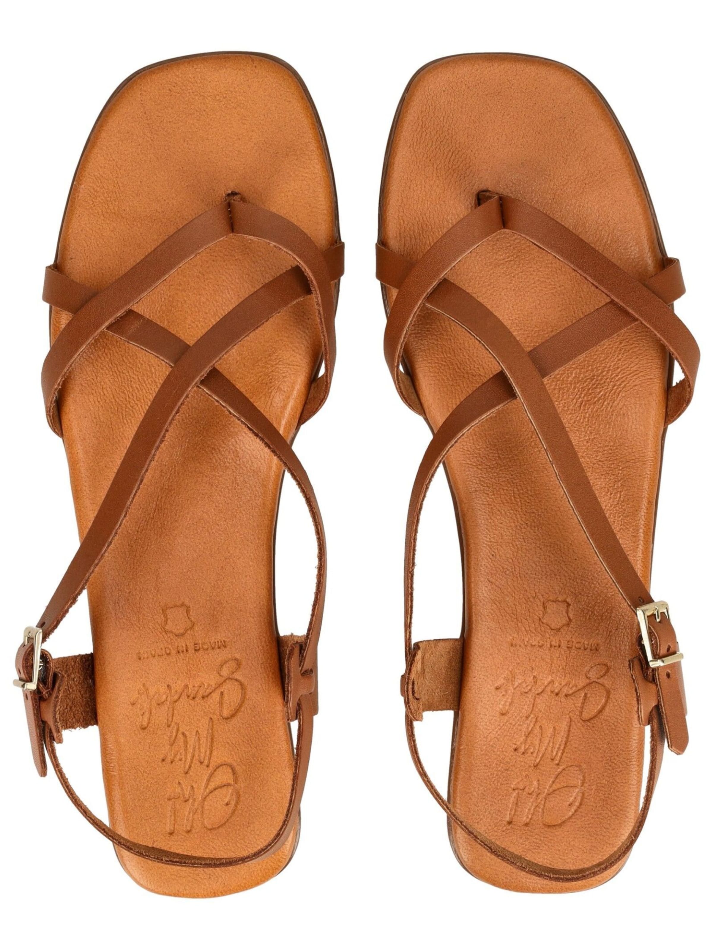 Oh! My Sandals T-bar sandals in Brown