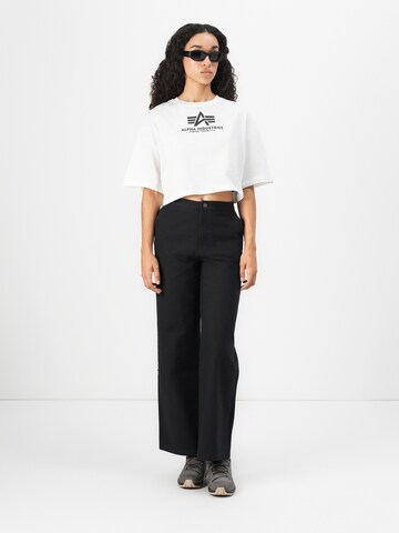 T-shirt ALPHA INDUSTRIES en blanc