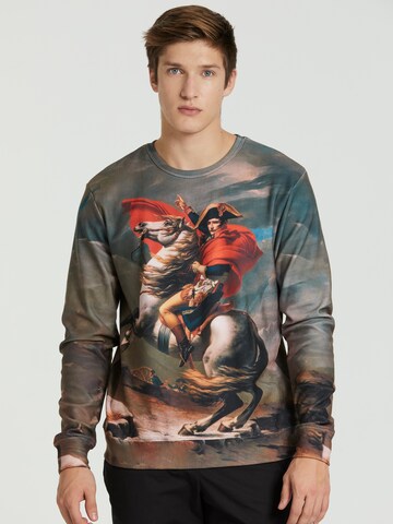 Mr. Gugu & Miss Go Sweatshirt 'Napoleon Crossing' in Mischfarben: Vorderseite