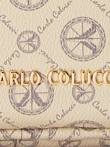 Carlo Colucci Kulturtasche 'Cozzio' in Beige