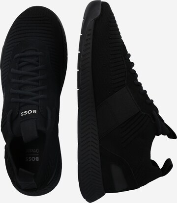 BOSS Sneaker 'Titanium' in Schwarz