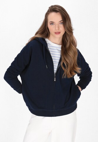 DreiMaster Maritim Sweat jacket 'Maritim' in Blue: front