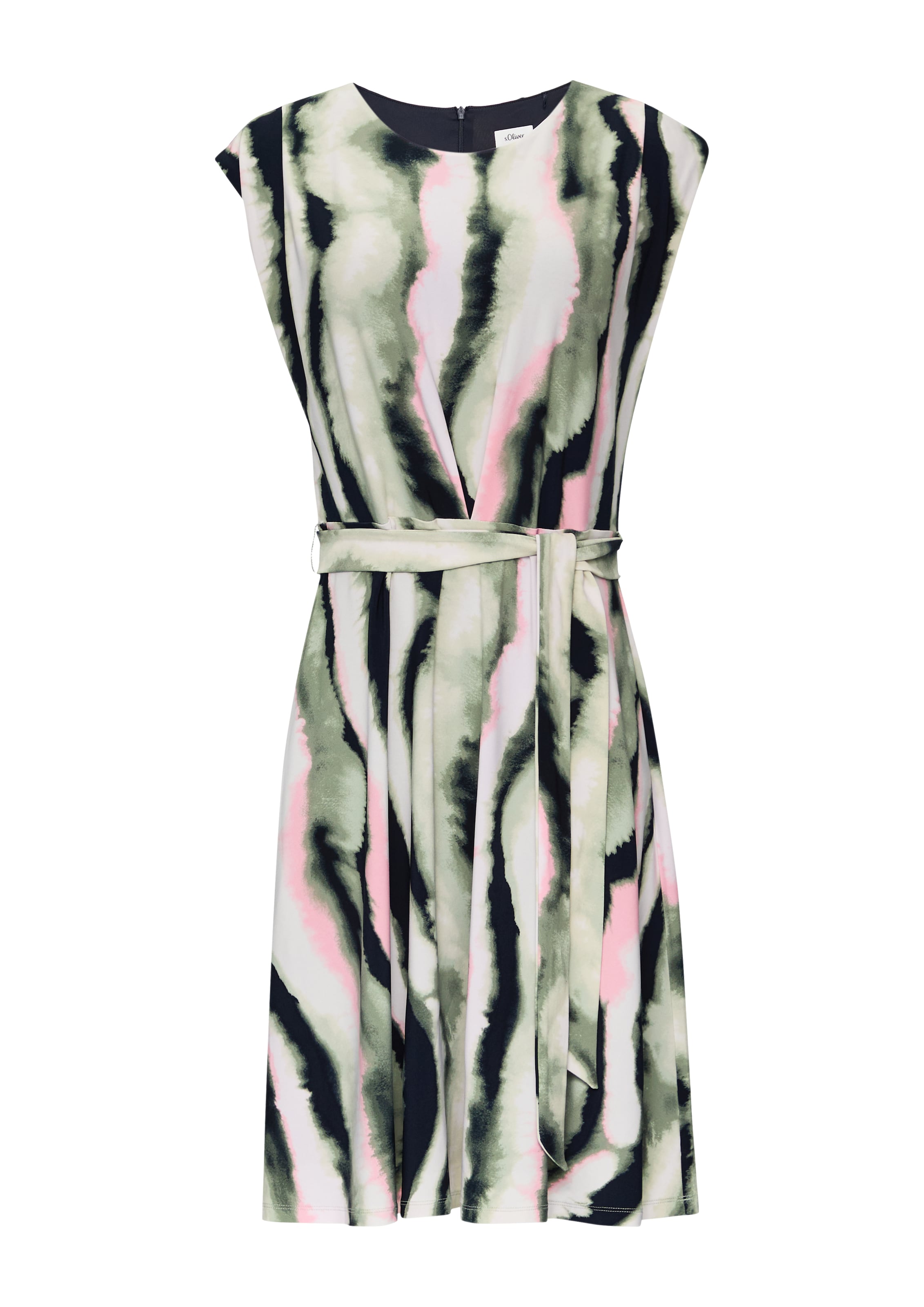 s.Oliver BLACK LABEL Kleid in Grün: Vorderseite