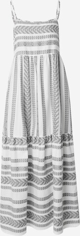 JDY Καλοκαιρινό φόρεμα σε λευκό: μπροστά