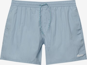 Shorts de bain Pull&Bear en bleu : devant