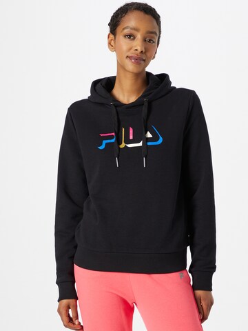 FILA Sweatshirt 'Bertiogo' in Zwart: voorkant