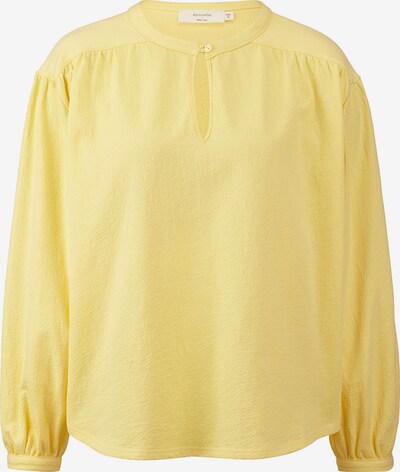 hessnatur Bluse (GOTS) in gelb, Produktansicht