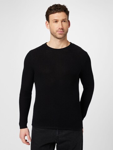 JACK & JONES - Jersey 'PHIL' en negro: frente