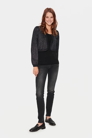 Cardigan 'Kila' SAINT TROPEZ en noir