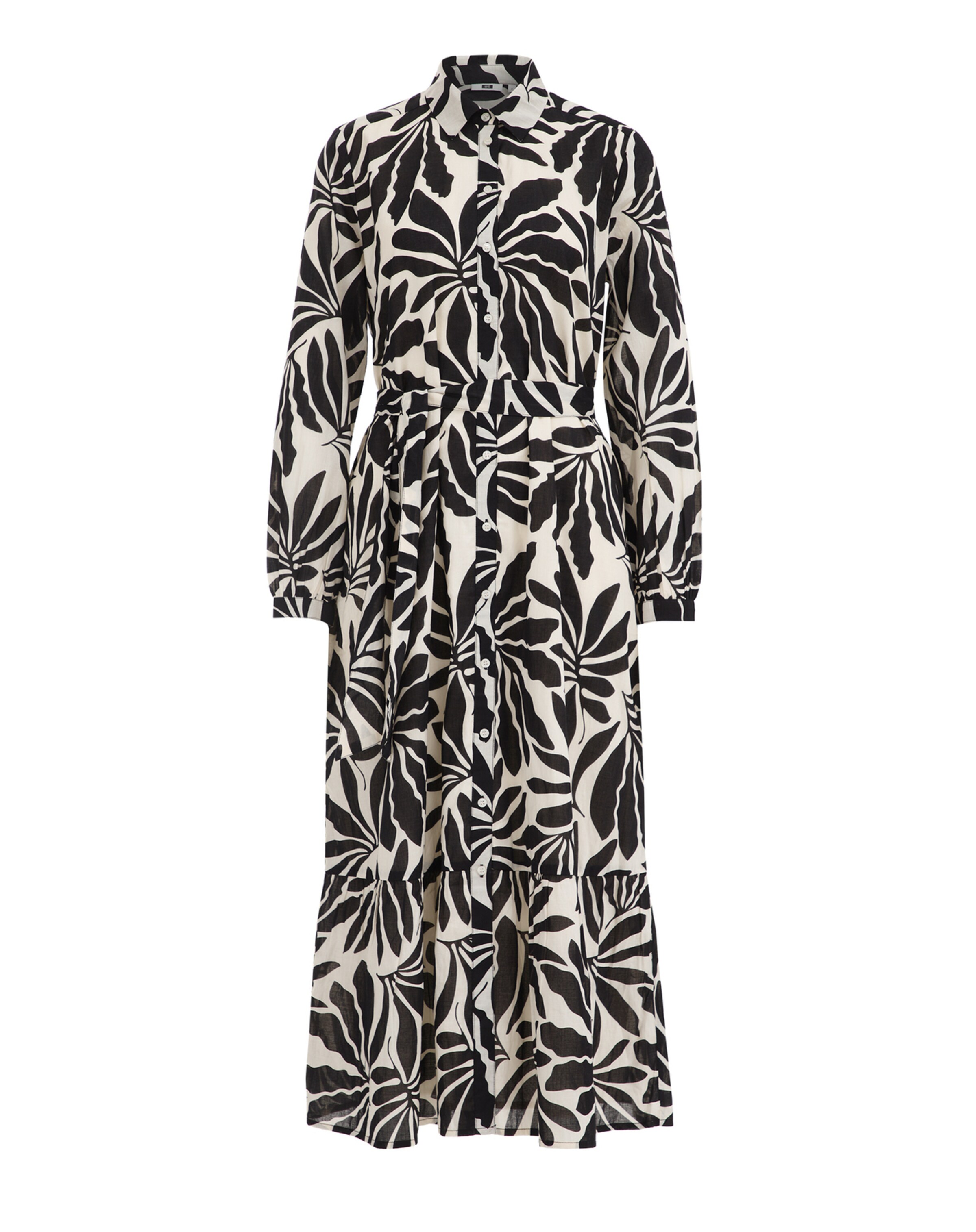 Abito camicia di WE Fashion in nero: frontale