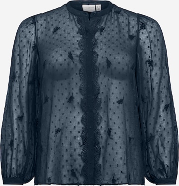 Junarose Blouse in Blauw: voorkant