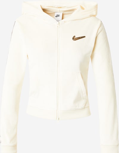 Džemperis iš Nike Sportswear, spalva – šviesiai ruda / balta, Prekių apžvalga