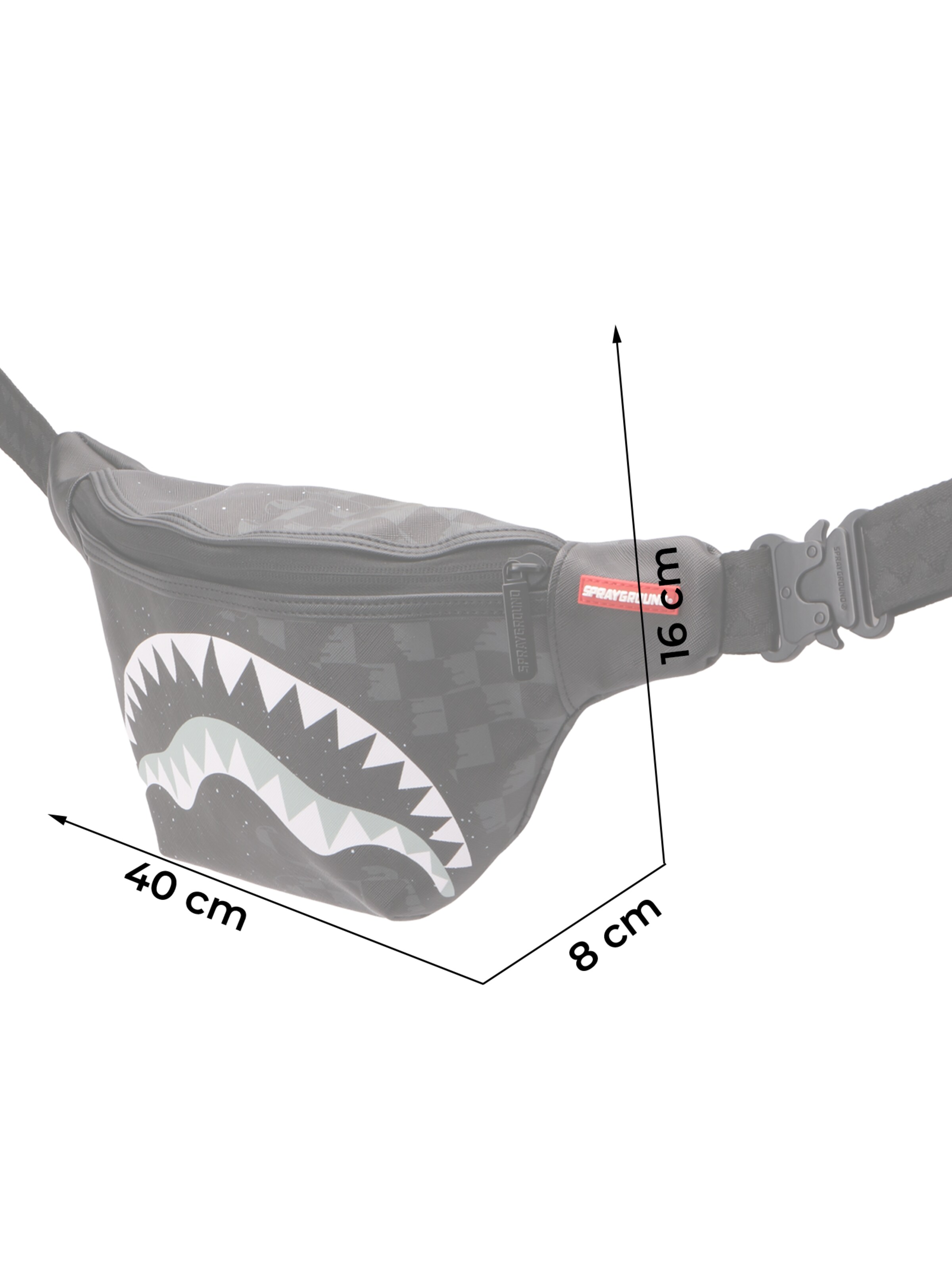 Sprayground Belt bag 'SAVVY' in Black