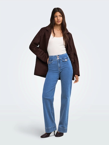Wide Leg Jean 'ONLJUICY-WAUW' ONLY en bleu