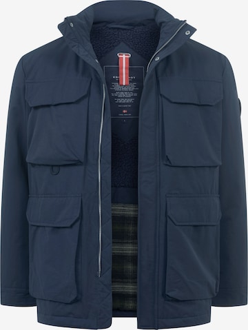 Kronstadt Winterjas 'Monty' in Blauw: voorkant