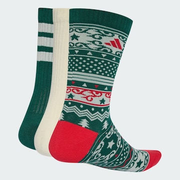 ADIDAS SPORTSWEAR - Meias de desporto 'Christmas' em bege