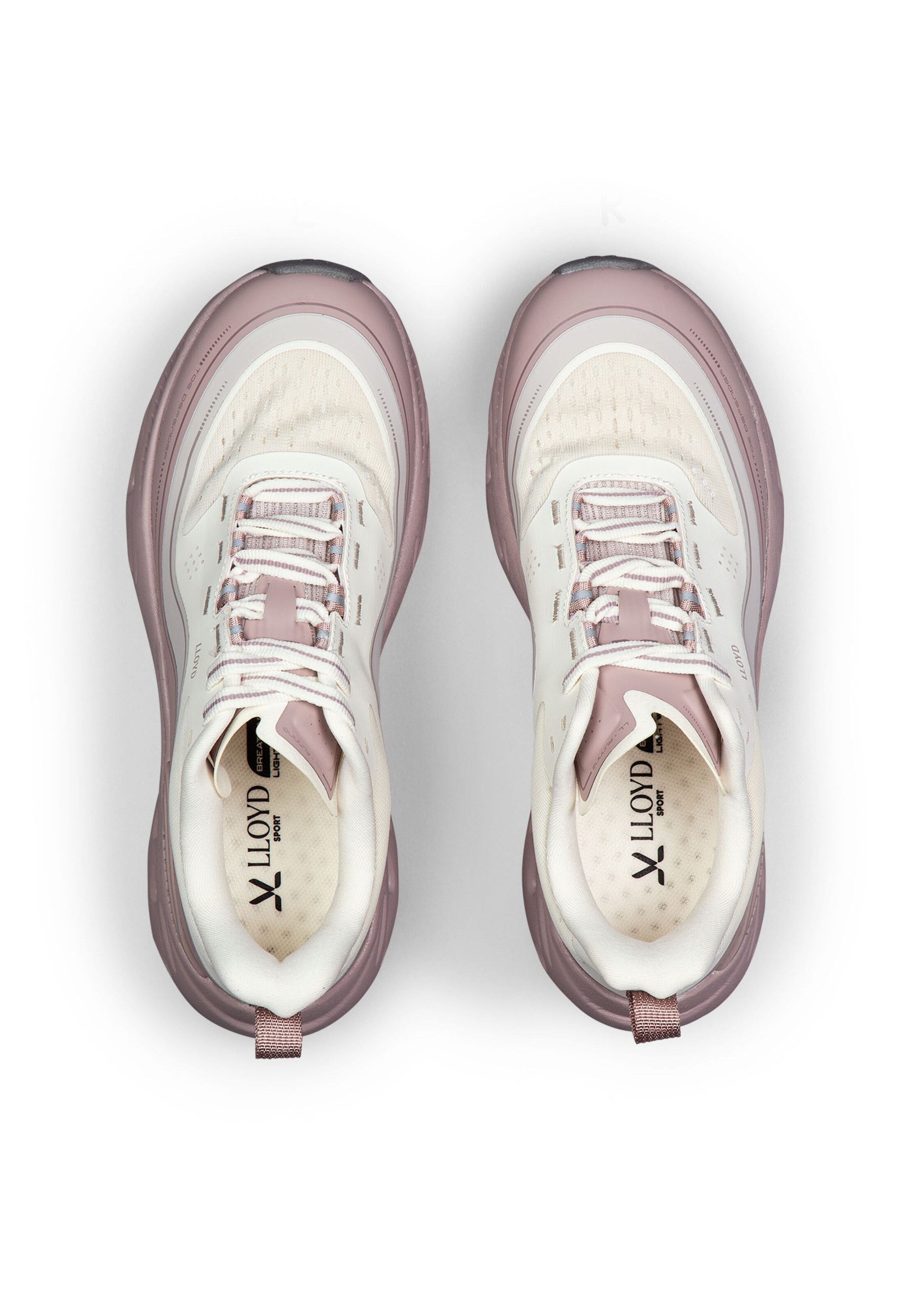 Baskets basses 'DASH X' LLOYD en blanc