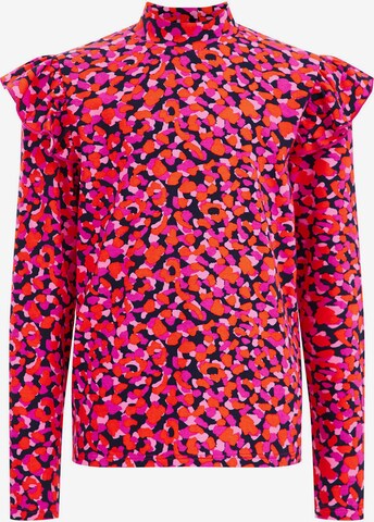 WE Fashion Shirt in Roze: voorkant