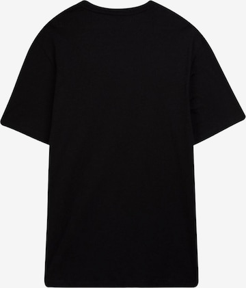LTB Jeans - Camiseta 'Minimal Print T-Shirt' en negro: frente