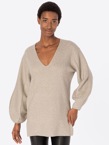 ICHI Sweater 'FINNA' in Beige: front