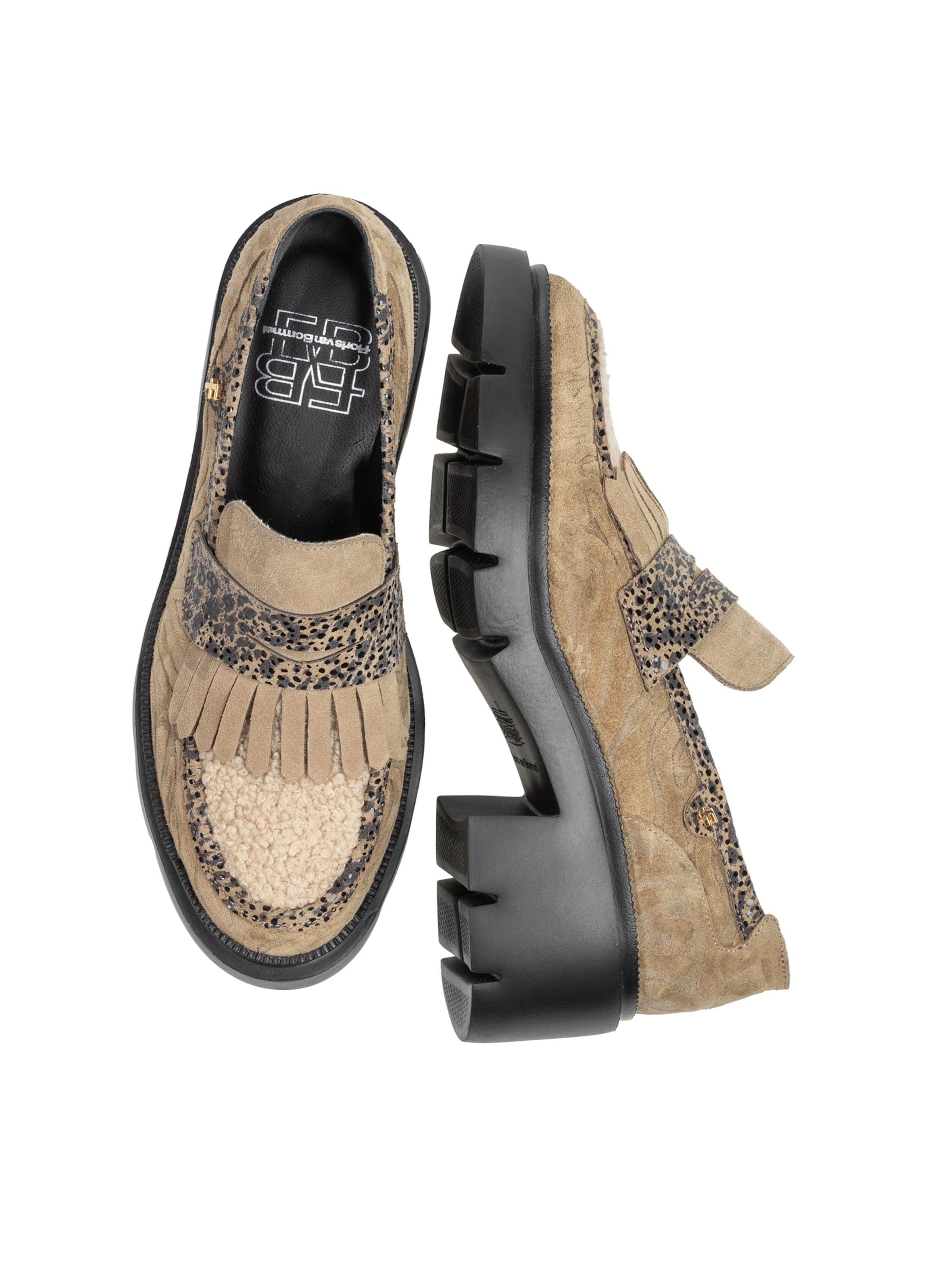 Floris van Bommel Slipper 'Maddi 02' in Braun