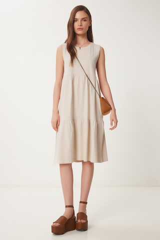 Happiness İstanbul Kleid in Beige