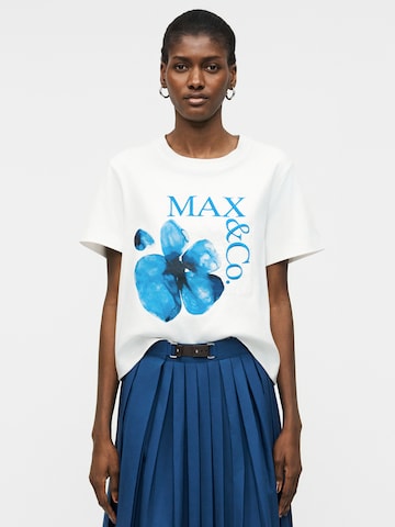 MAX&Co. - Camiseta 'MAMBO' en blanco: frente