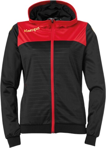 KEMPA Athletic Jacket in Black: front