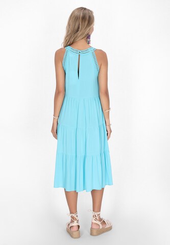 IZIA Платье 'Boho' в Зеленый